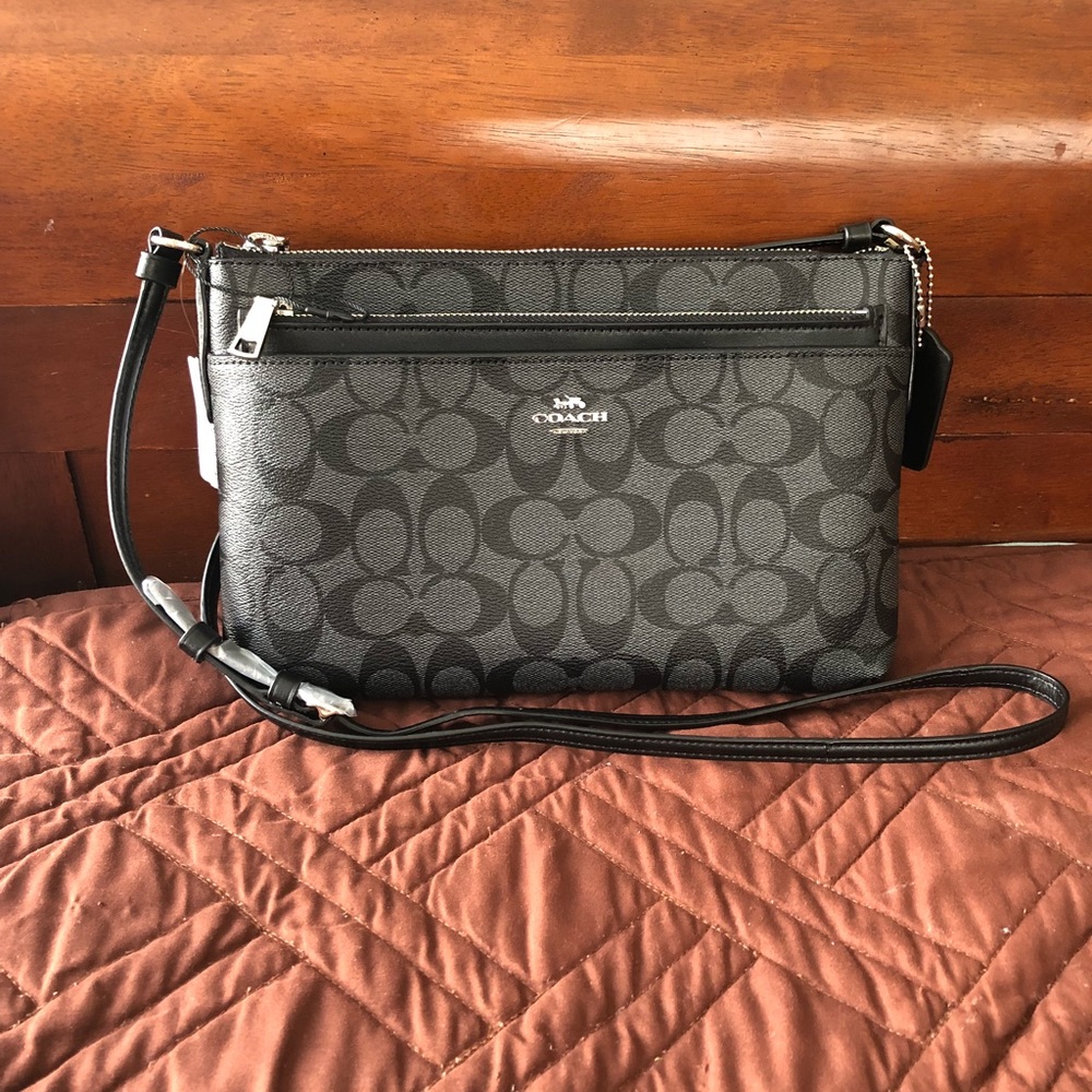 Coach Signature East-West Pop-Up Crossbody
